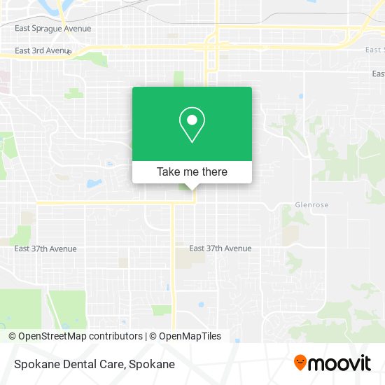 Spokane Dental Care map