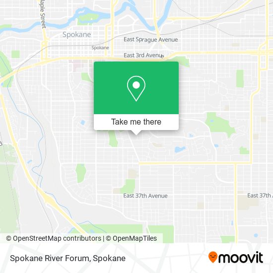 Spokane River Forum map