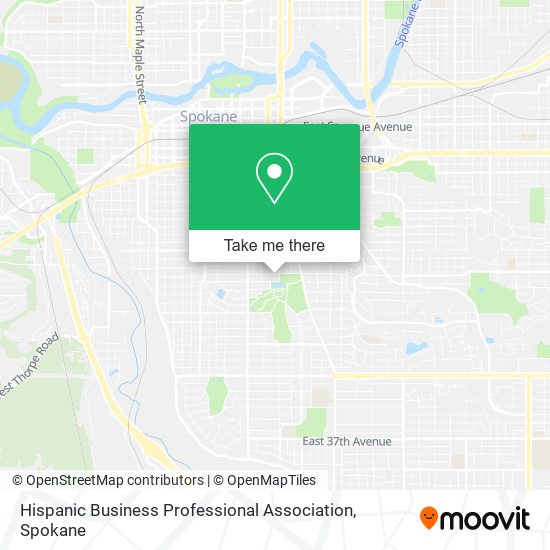 Mapa de Hispanic Business Professional Association