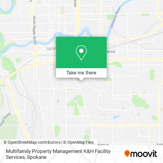 Multifamily Property Management K&H Facility Services map