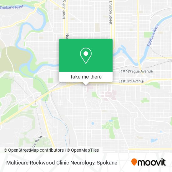 Multicare Rockwood Clinic Neurology map