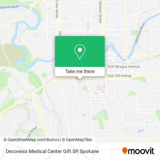 Deconess Medical Center Gift SP map