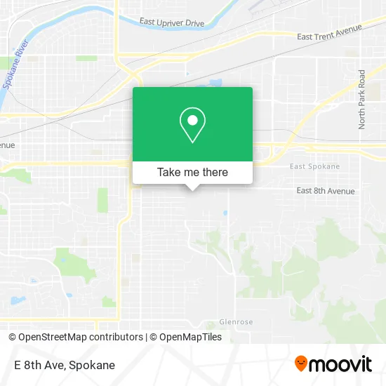 Mapa de E 8th Ave