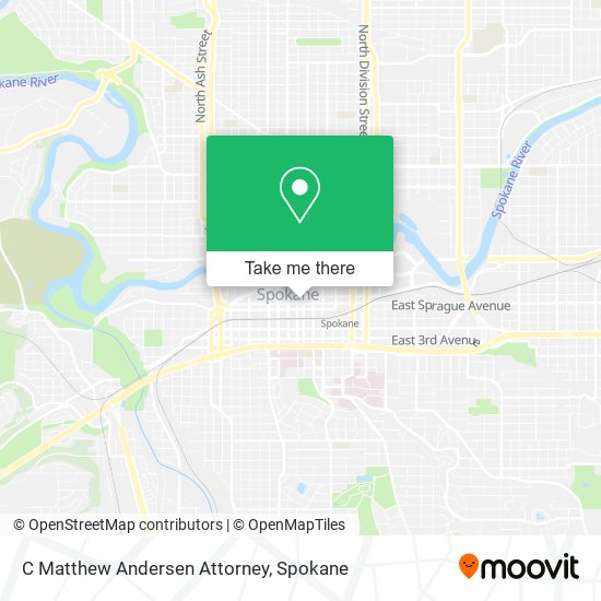 C Matthew Andersen Attorney map