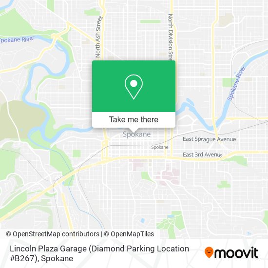 Mapa de Lincoln Plaza Garage (Diamond Parking Location #B267)