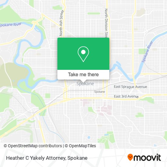 Heather C Yakely Attorney map