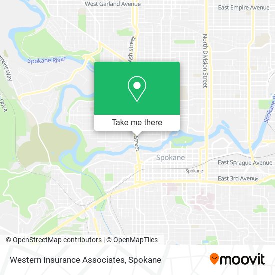 Western Insurance Associates map