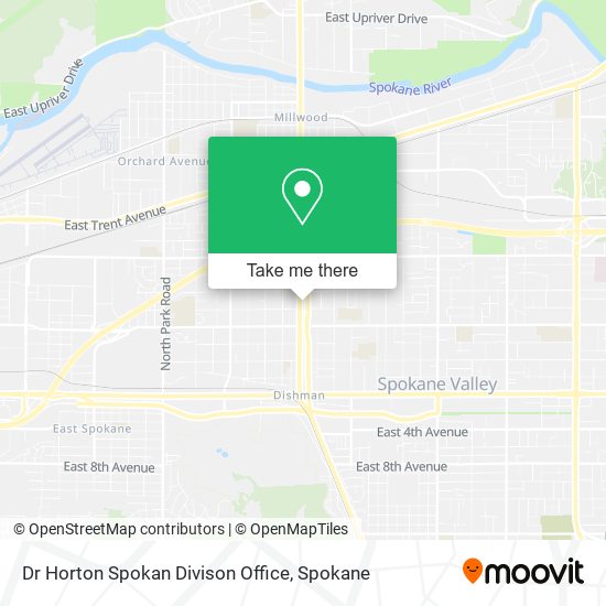 Dr Horton Spokan Divison Office map