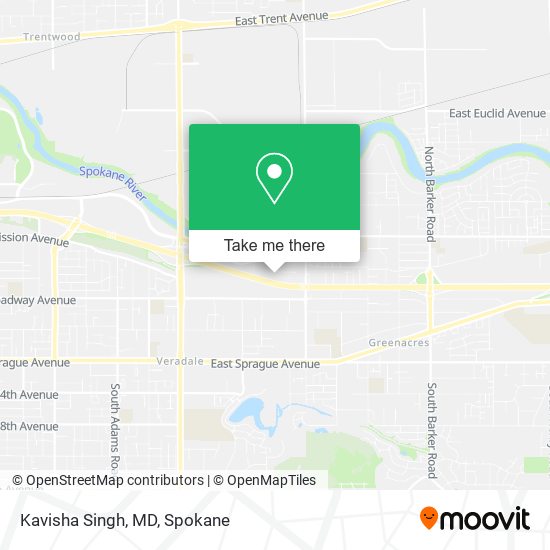 Mapa de Kavisha Singh, MD