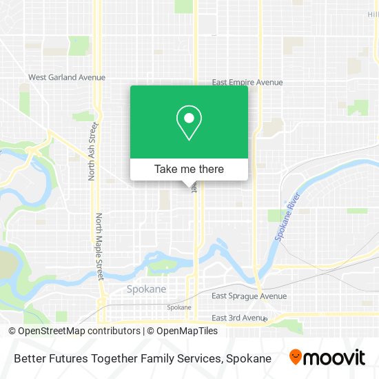 Mapa de Better Futures Together Family Services