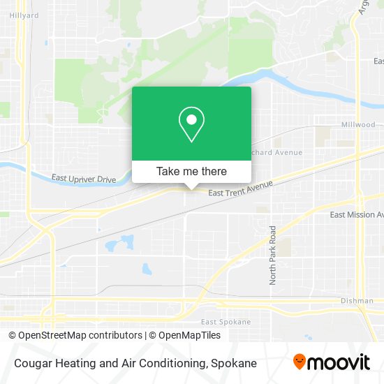 Mapa de Cougar Heating and Air Conditioning
