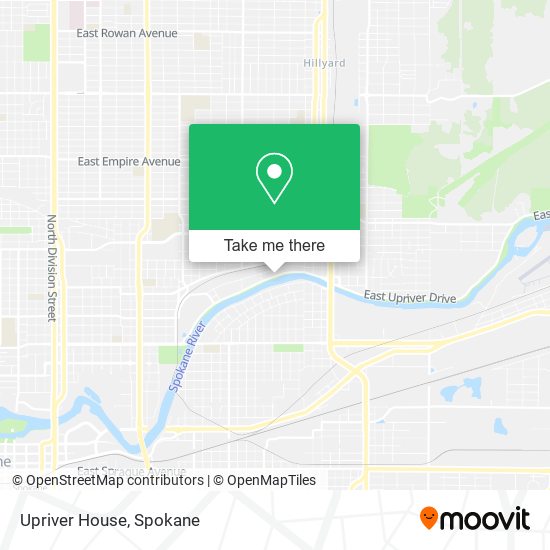 Upriver House map