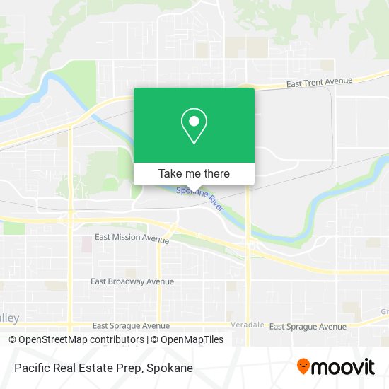 Pacific Real Estate Prep map