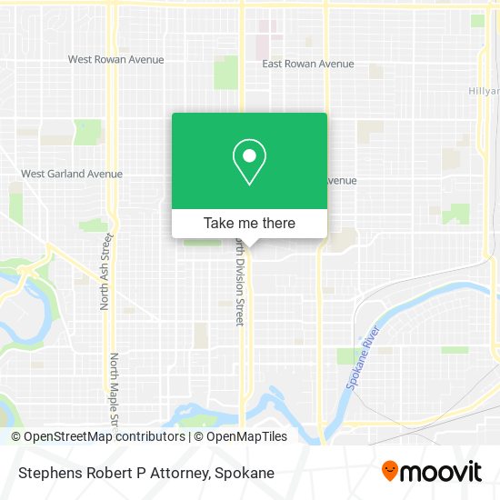 Mapa de Stephens Robert P Attorney