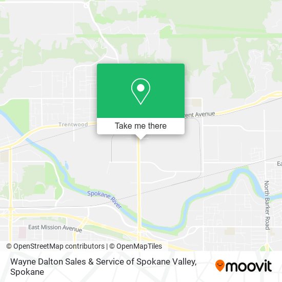 Mapa de Wayne Dalton Sales & Service of Spokane Valley