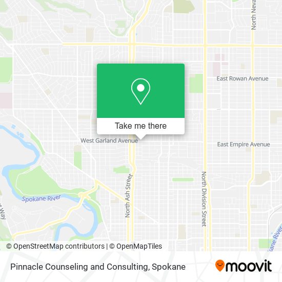 Pinnacle Counseling and Consulting map