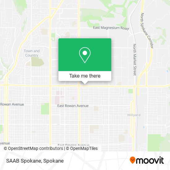 SAAB Spokane map