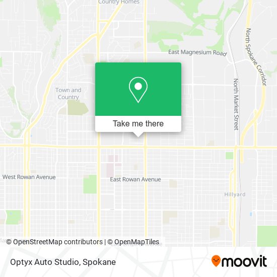 Mapa de Optyx Auto Studio