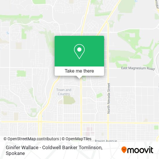 Ginifer Wallace - Coldwell Banker Tomlinson map