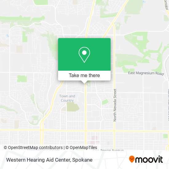 Western Hearing Aid Center map