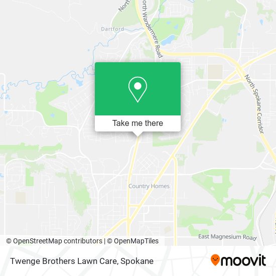 Twenge Brothers Lawn Care map