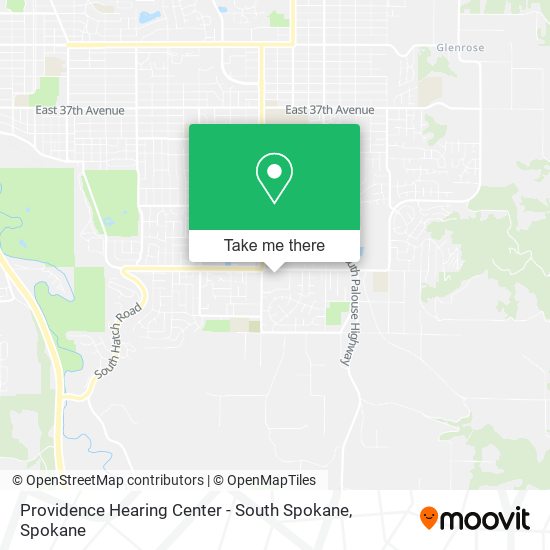 Providence Hearing Center - South Spokane map