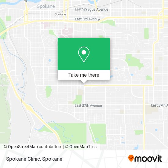 Spokane Clinic map