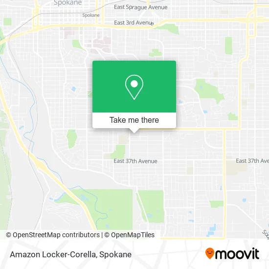 Amazon Locker-Corella map