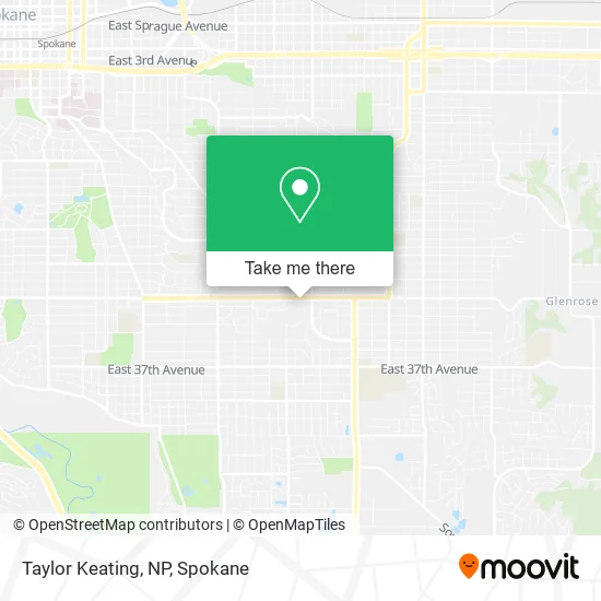 Taylor Keating, NP map