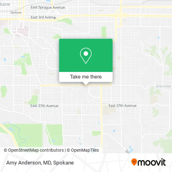 Amy Anderson, MD map