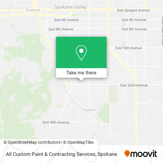 All Custom Paint & Contracting Services map