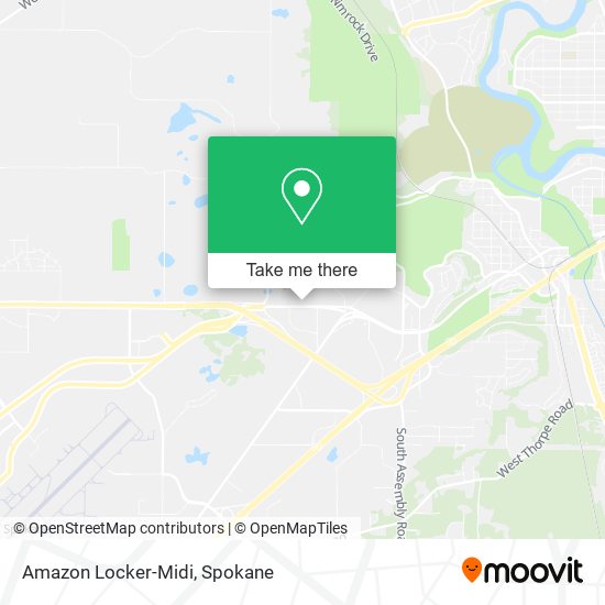 Mapa de Amazon Locker-Midi