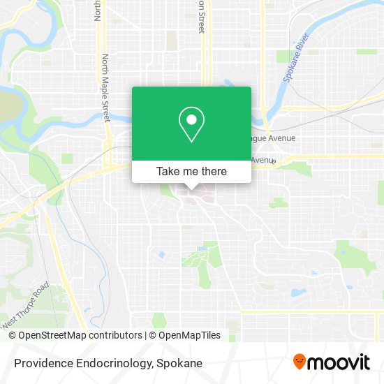 Providence Endocrinology map