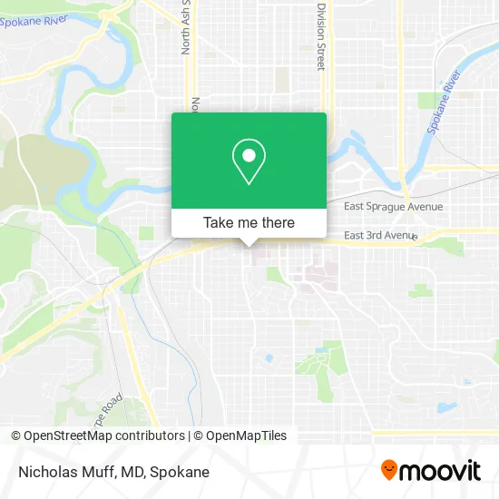 Nicholas Muff, MD map