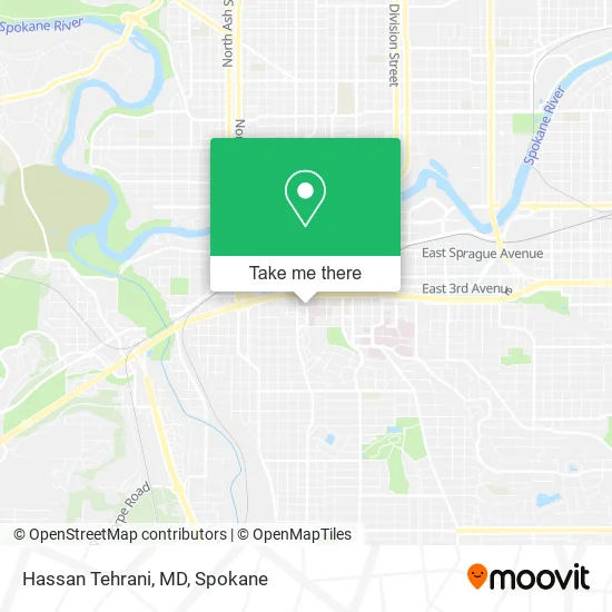 Hassan Tehrani, MD map