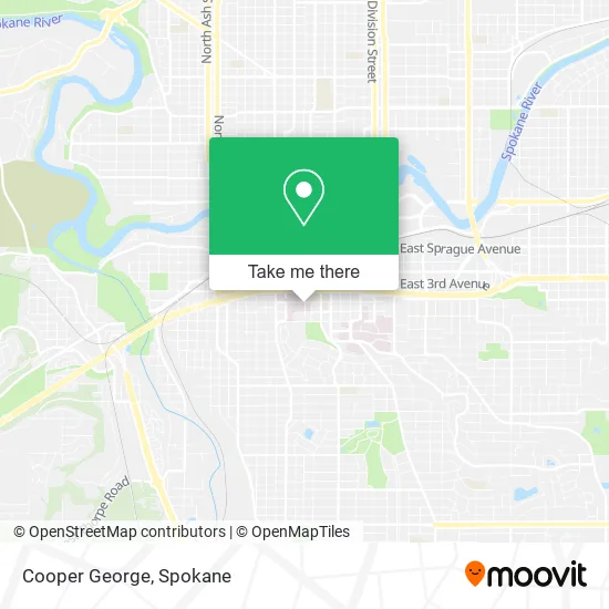Cooper George map