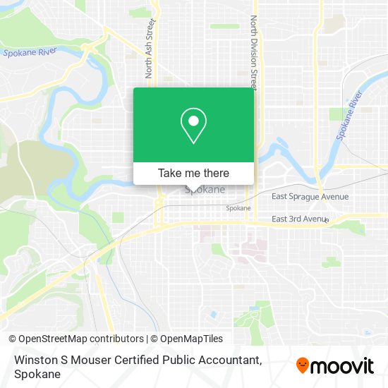 Winston S Mouser Certified Public Accountant map