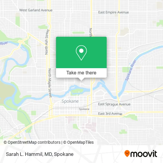 Mapa de Sarah L. Hammil, MD