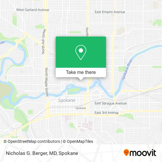 Nicholas G. Berger, MD map