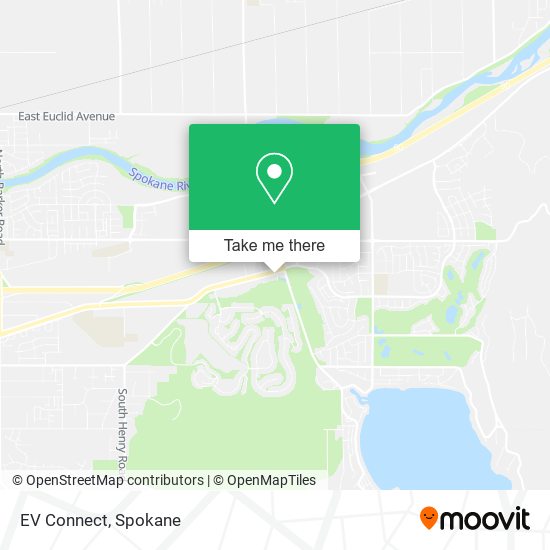 EV Connect map