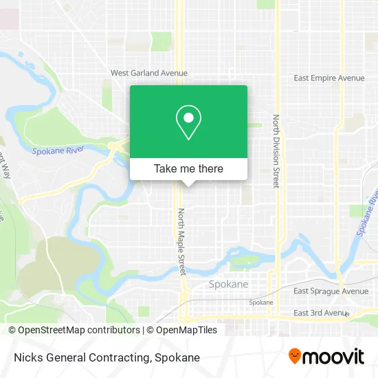 Nicks General Contracting map