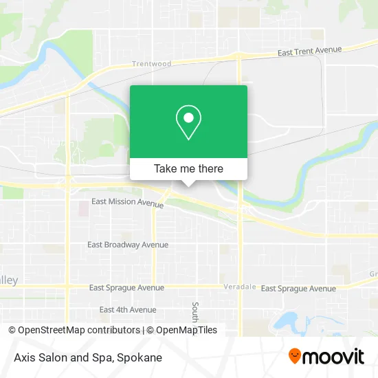 Axis Salon and Spa map