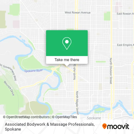 Associated Bodywork & Massage Professionals map