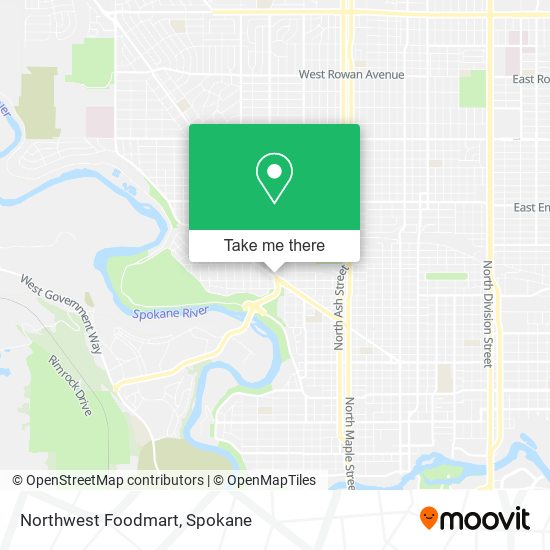 Northwest Foodmart map