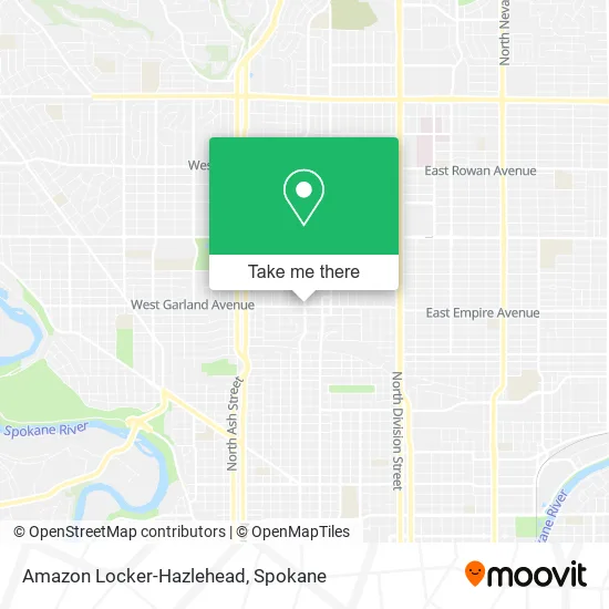 Mapa de Amazon Locker-Hazlehead