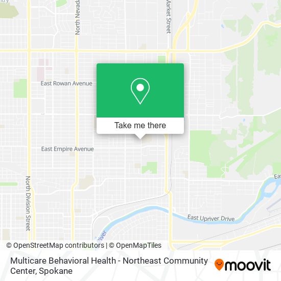 Mapa de Multicare Behavioral Health - Northeast Community Center