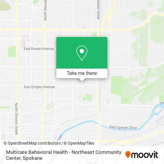 Multicare Behavioral Health - Northeast Community Center map