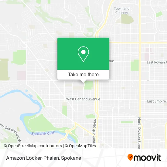 Mapa de Amazon Locker-Phalen