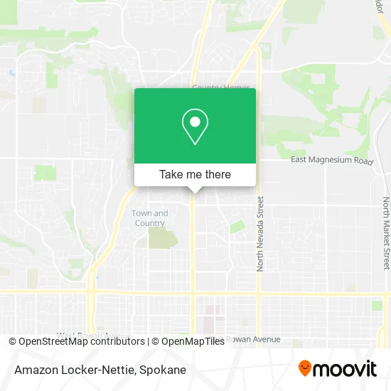 Amazon Locker-Nettie map