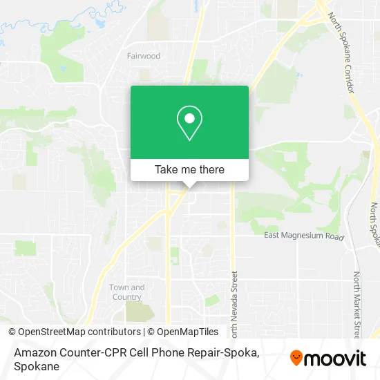 Amazon Counter-CPR Cell Phone Repair-Spoka map